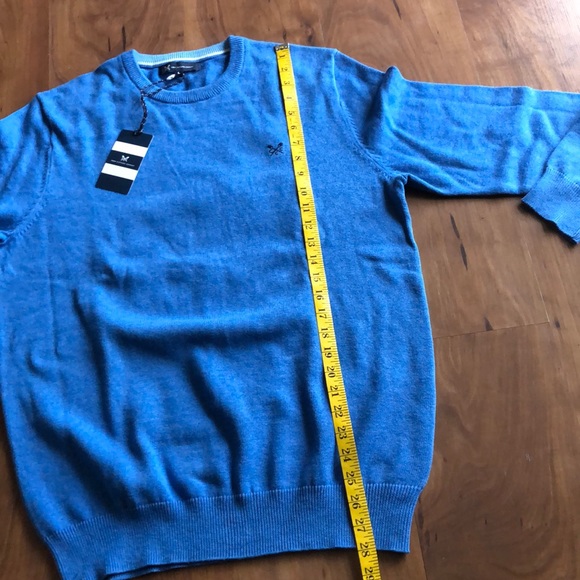 NWT Crew clothing company blue sweater #E - Picture 7 of 7